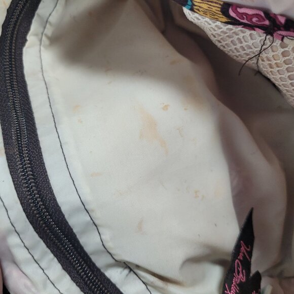 Vera Bradley Mod Floral Pink Tote and Makeup Pouch Set Pink Burgundy - Picture 8 of 9